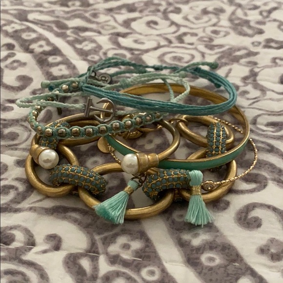 J. Crew Jewelry - Seafoam Bracelet Bundle